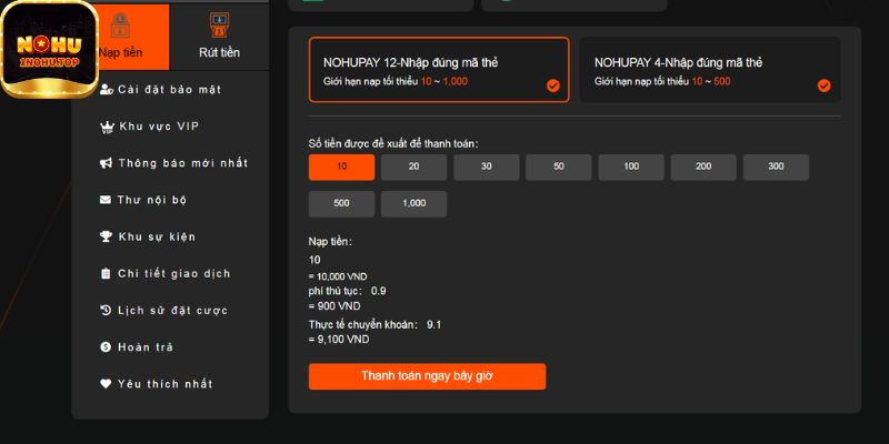 Các ký hiệu có trong game nổ hũ nạp thẻ