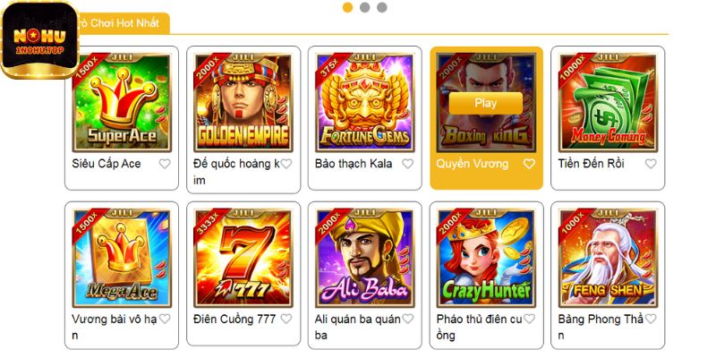 cách chơi nổ hũ