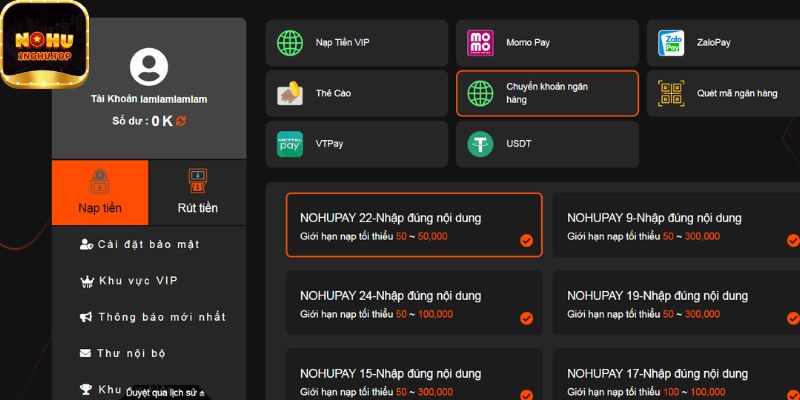 Những lợi ích khi nạp tiền chơi game nổ hũ bằng SMS