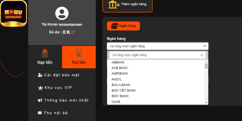 Rút tiền trên máy tính dễ dàng nhất