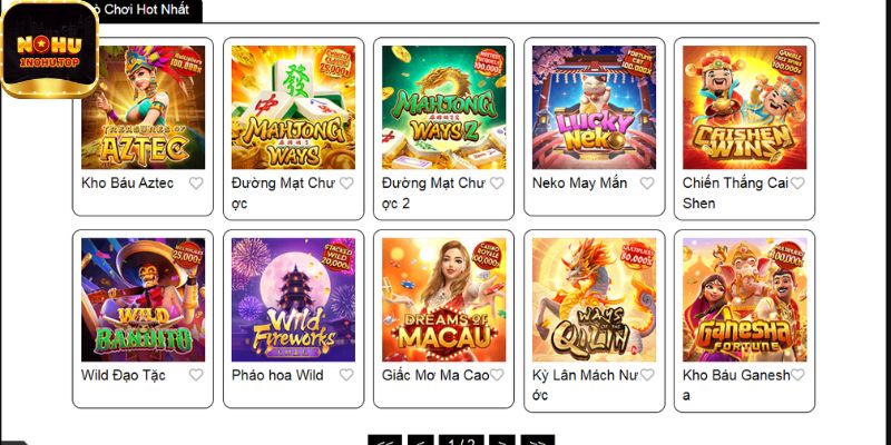 Top 10 game dễ nổ hũ uy tín nhất hiện nay