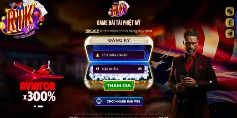 Giới thiệu ngắn về cổng game Rikvip